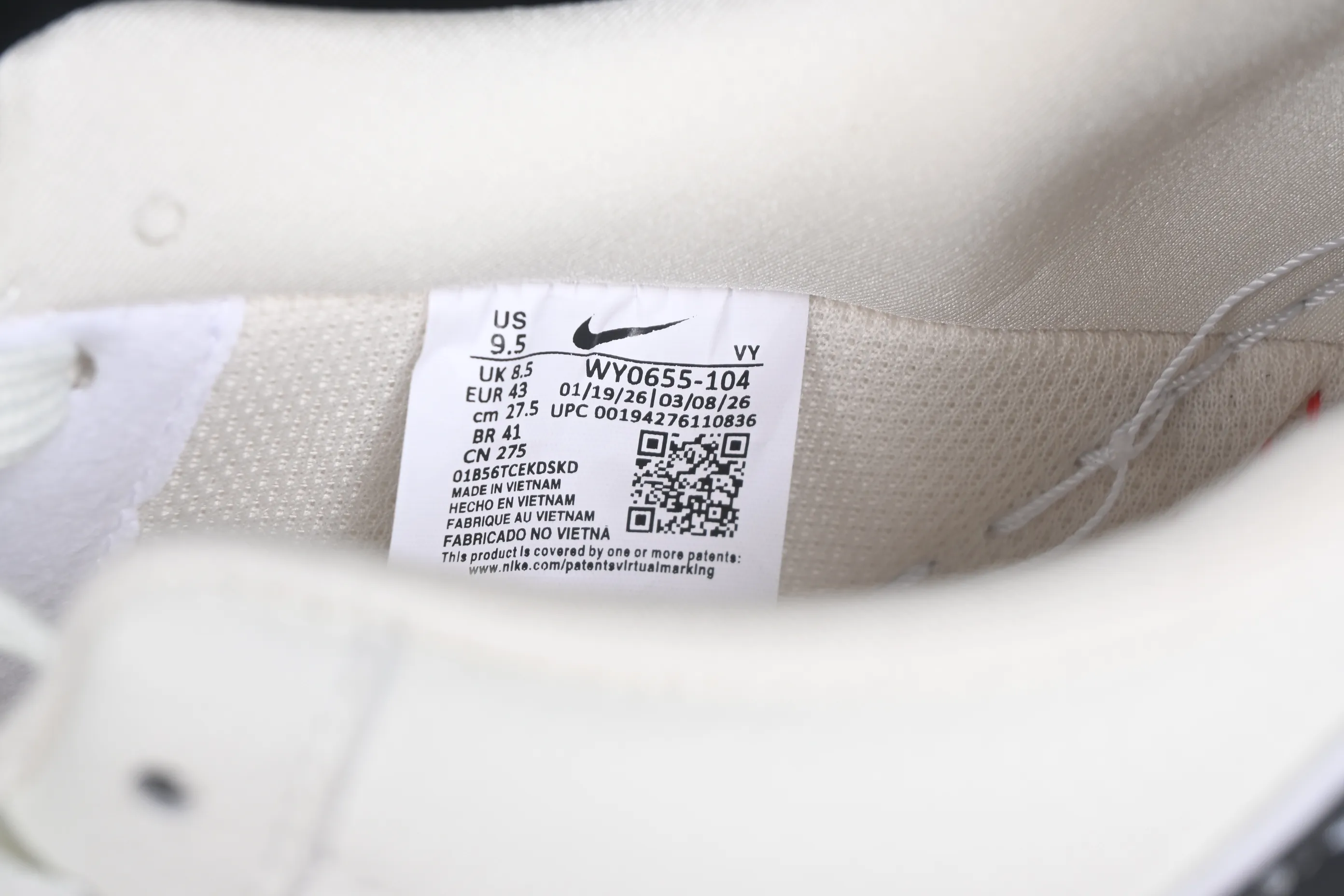 All categories Nk Air Force 1 Air Force series Nk Air Force 1 Low Air Force low-top Nike Air Force 1'07 Low joint model Air Force 1 low-top casual sneakers WY0655-104